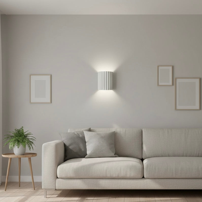 ArtisanGlow artistic resin wall sconce with elegant LED lighting