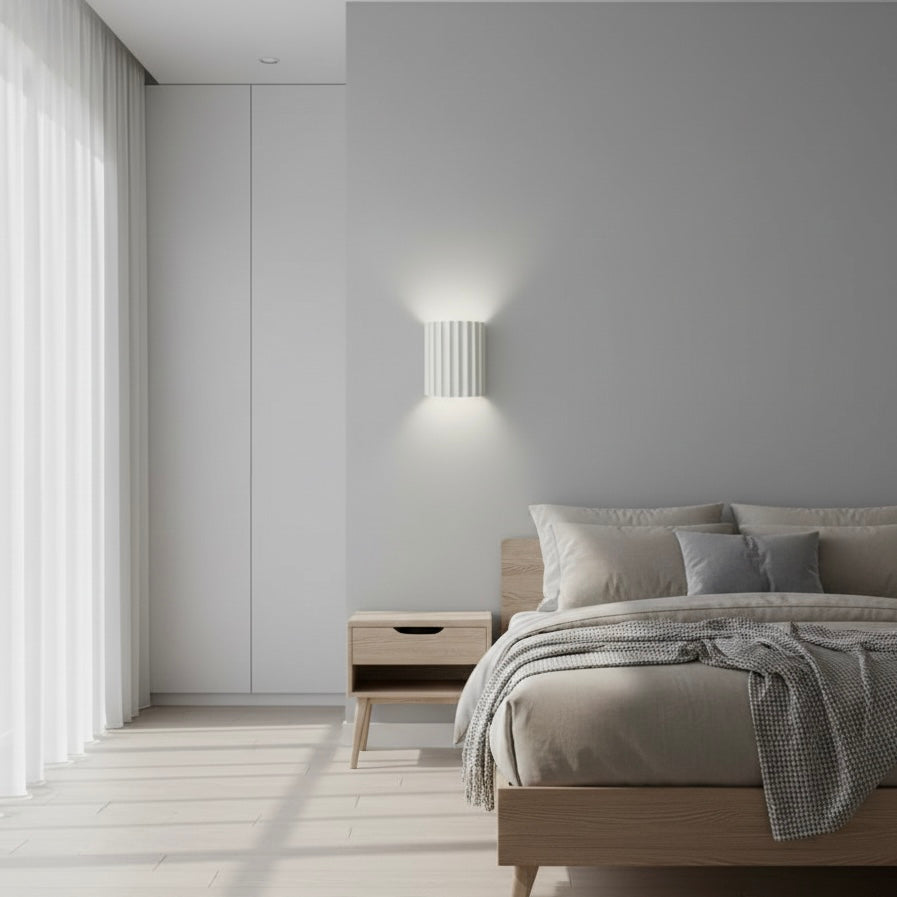 ArtisanGlow artistic resin wall sconce with elegant LED lighting