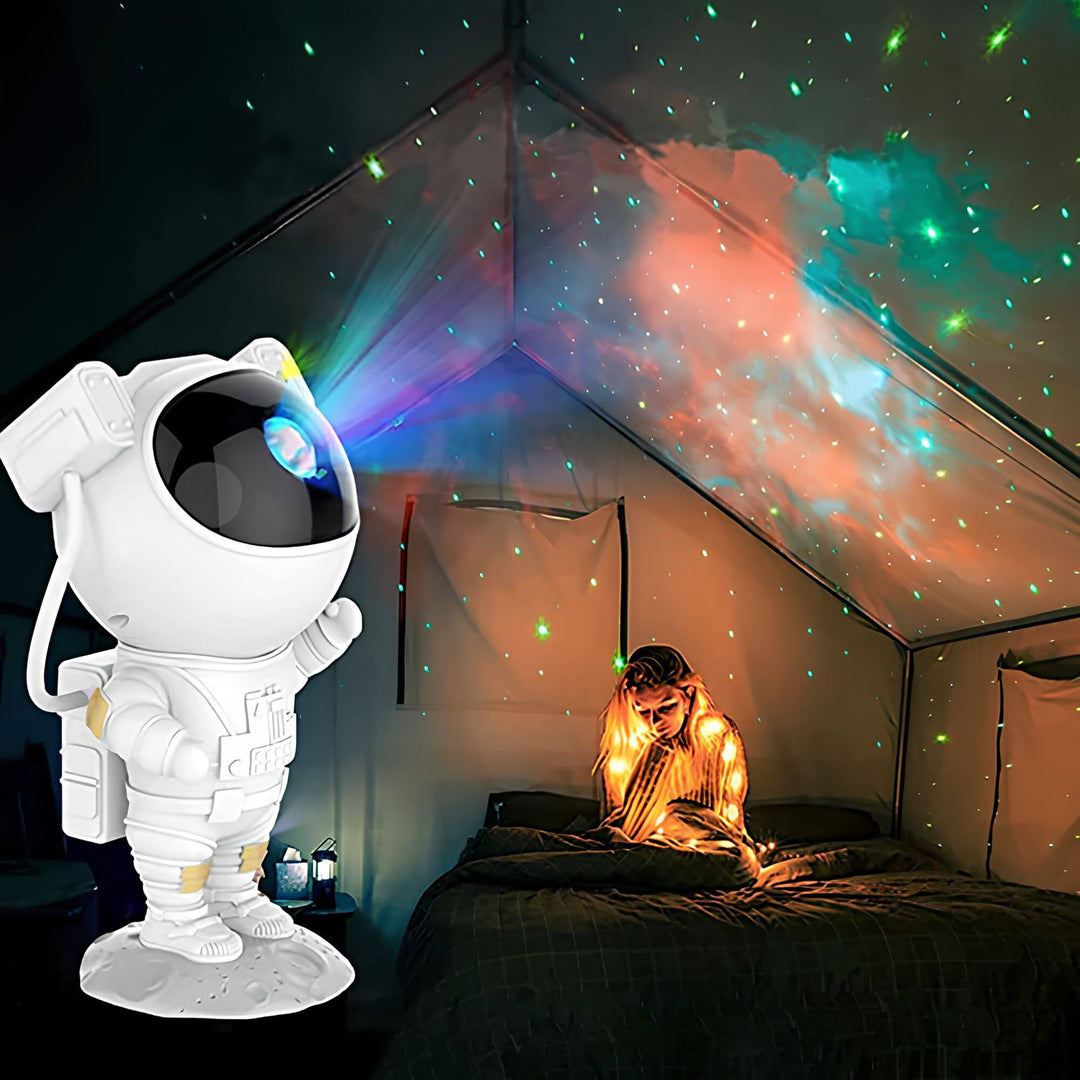 Astronaut Star Projector | Galaxy LED Night Light For Bedroom And Kids 0