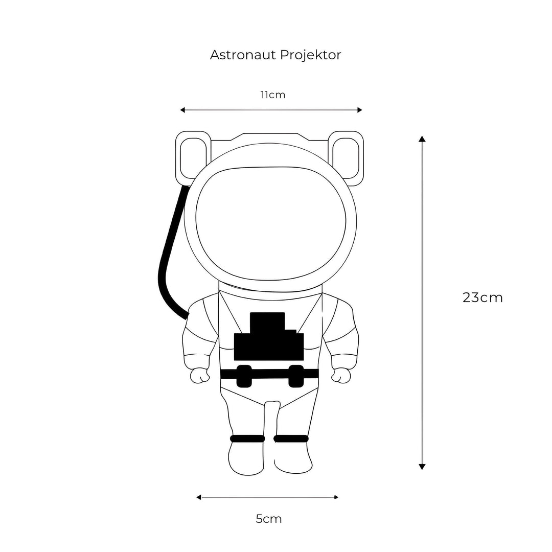 Astronaut Star Projector | Galaxy LED Night Light For Bedroom And Kids 4