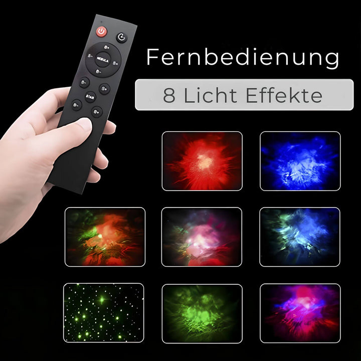 Star Projector Lamp, ABS Acrylic, Height 23 cm | Astronaut Shape, 360° Rotatable Head | RGB Galaxy Light, Remote Control 4