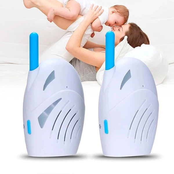 Audio Baby Monitor Wireless Walkie-Talkie | 32-Channel Two-Way Radio | Vox Mode, 400m Range, Light Indicator, 6 AAA Battery