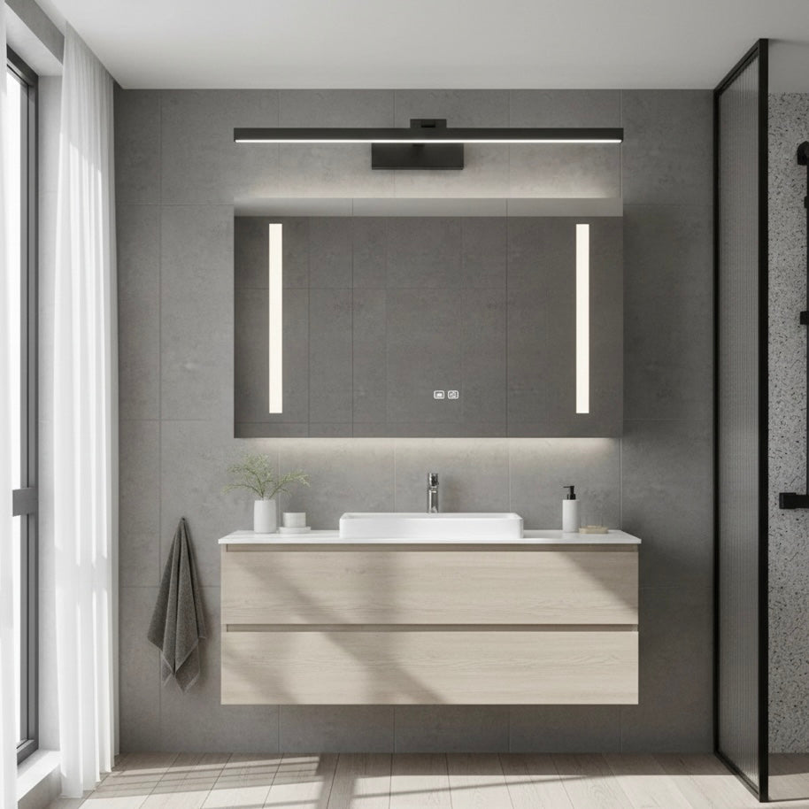Modern waterproof LED wall light with acrylic diffuser