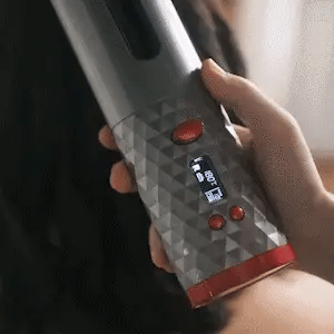 Automatic Hair Curler | Cordless Rechargeable Curling Iron