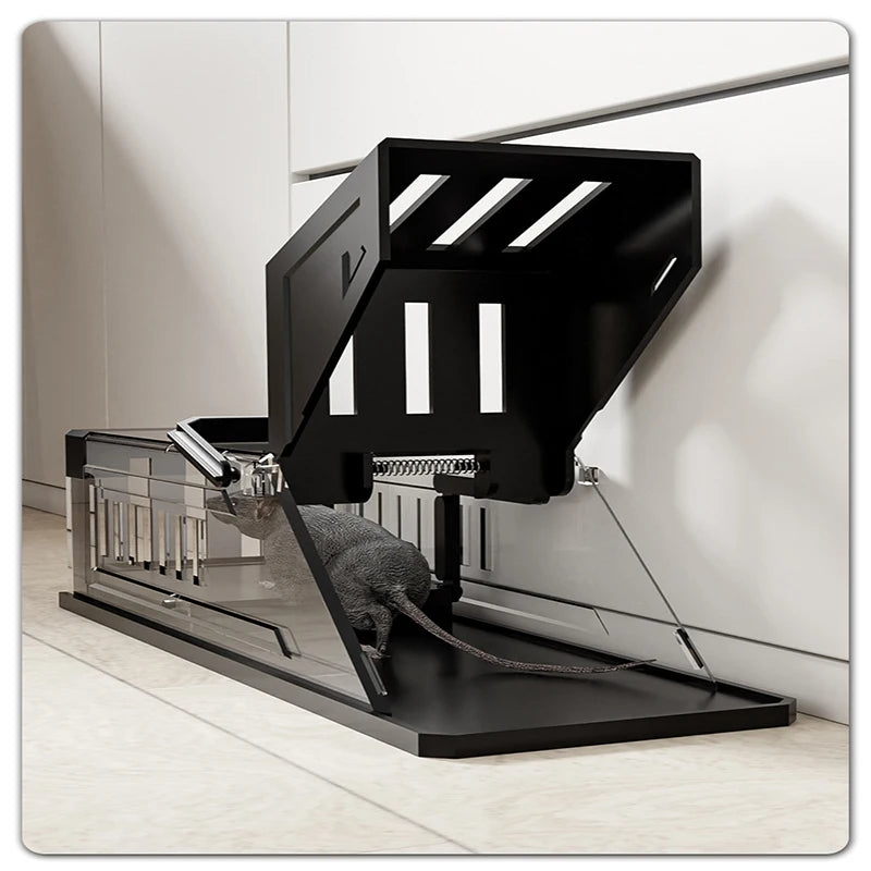 Automatic Mouse Trap Cage ABS and PC | Sensitive Trigger with Anti Escape Design | Reusable Humane Rodent Control