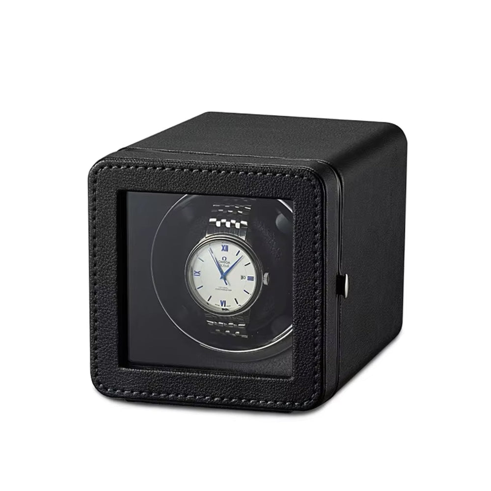 Automatic Watch Winder | 5 Rotation Modes | USB Type-C | Quiet Japanese Motor | PU Leather