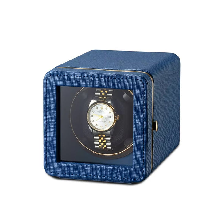Automatic Watch Winder | 5 Rotation Modes | USB Type-C | Quiet Japanese Motor | PU Leather