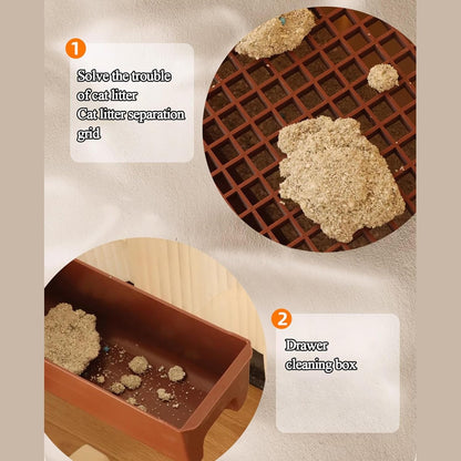 Automatic Cat Litter Box with Built-In Tipping Tray | Odourless Design for Easy Cleaning 6