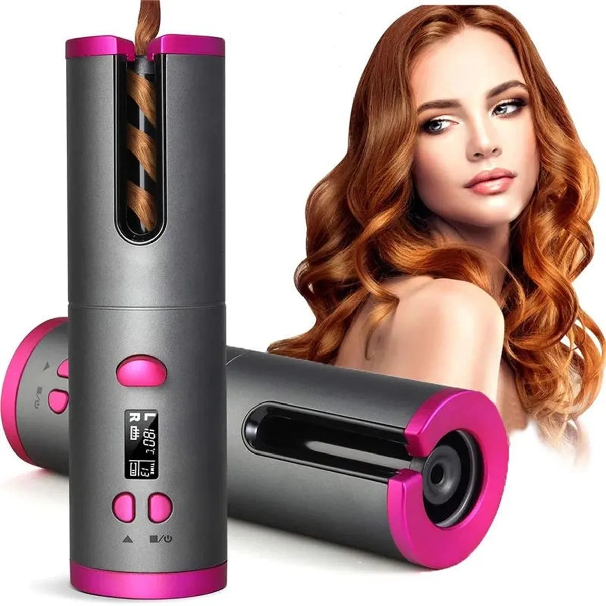 Automatic Hair Curler – Cordless Fast Heating | Rechargeable Hair Styling Tool 3