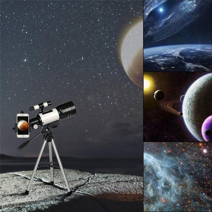 Astronomical Telescope for Beginners | 70mm Aperture &amp; 300mm Focal Length | Up to 150x Magnification, Phone Adapter Included 3