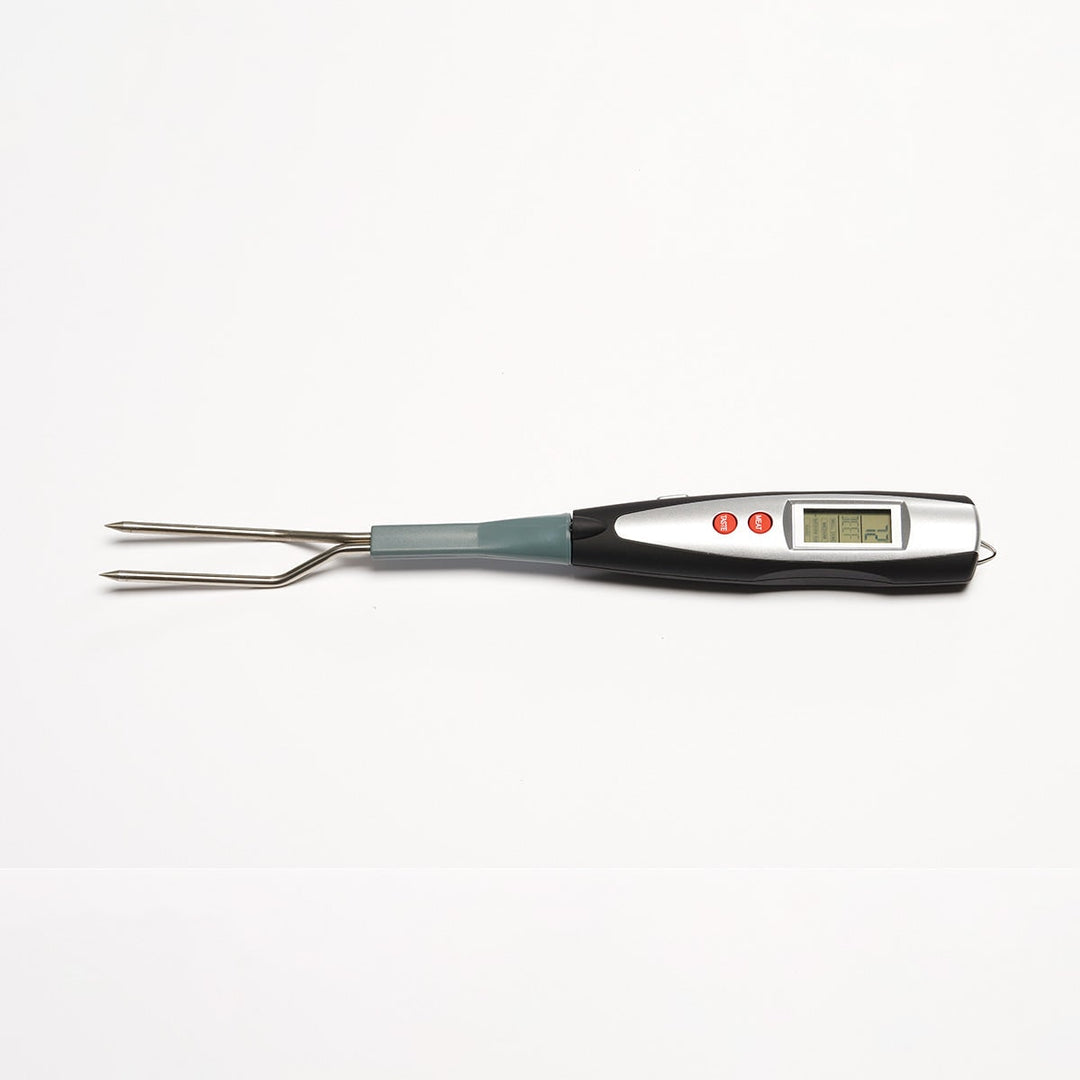 BBQ Fork Digital Thermometer | Backlit Screen, Twin Prongs
