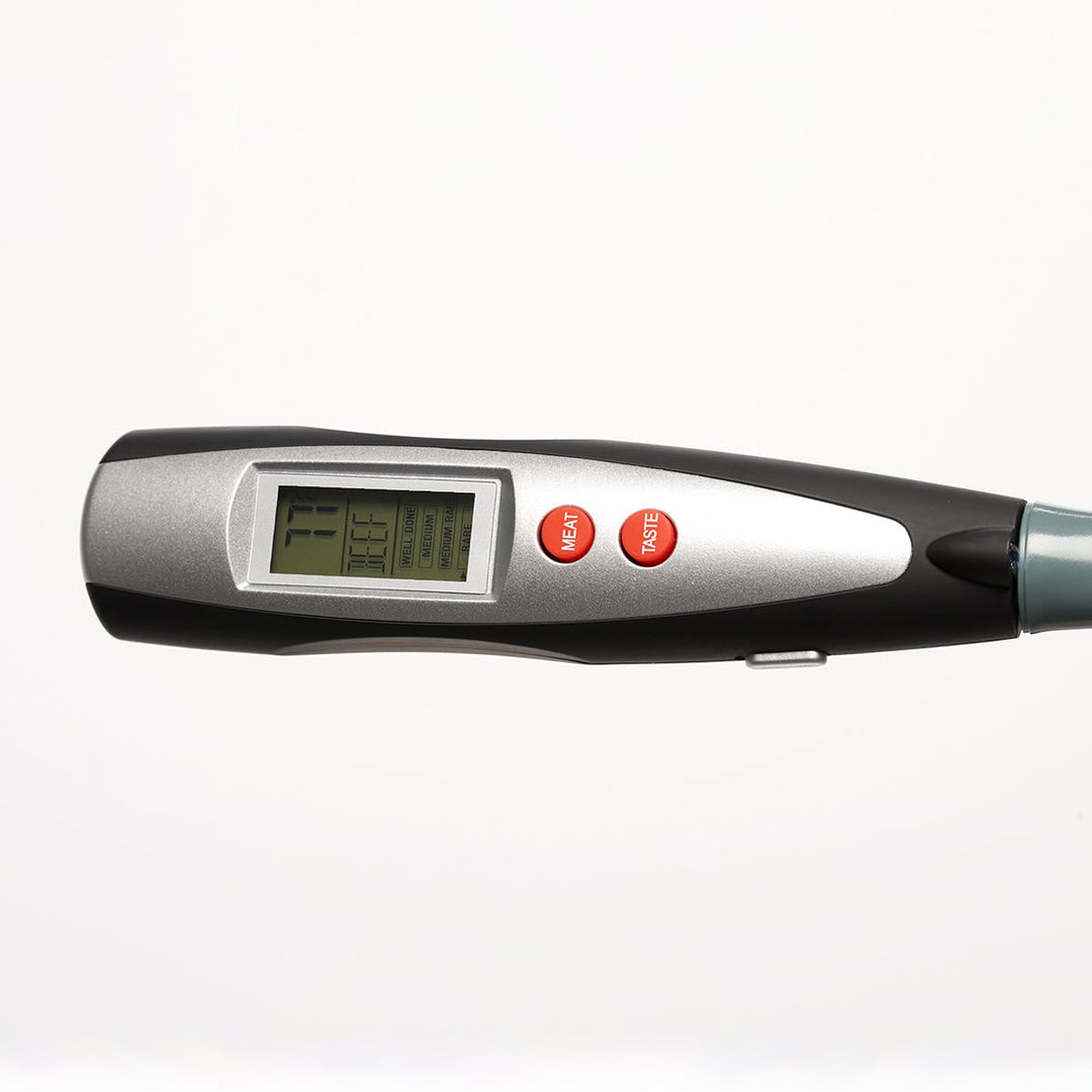 BBQ Fork Digital Thermometer | Backlit Screen, Twin Prongs