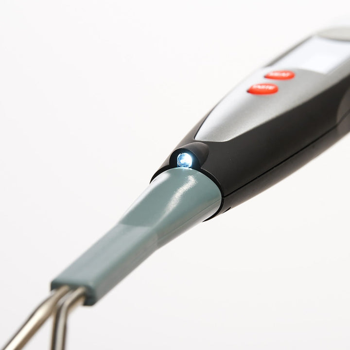 BBQ Fork Digital Thermometer | Backlit Screen, Twin Prongs