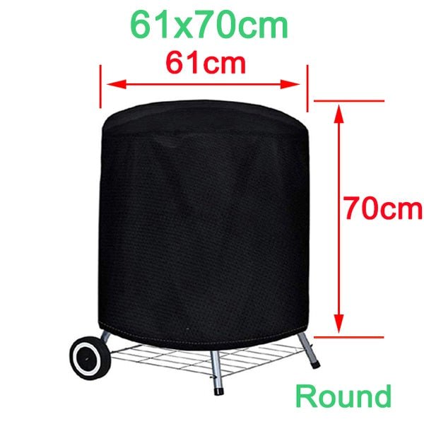 BBQ Waterproof Cover Outdoor | Domed Top, Drawcord Hem