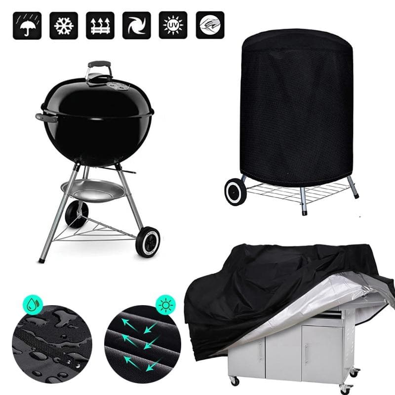 BBQ Waterproof Cover Outdoor | Domed Top, Drawcord Hem