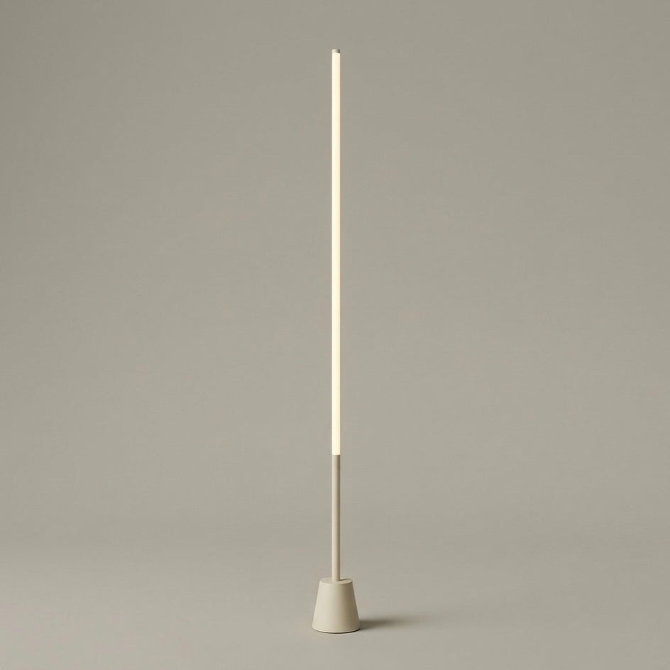 LED Floor Lamp | 24W | 360° Illumination | Remote Control | Dimmable | 180cm | Black & White