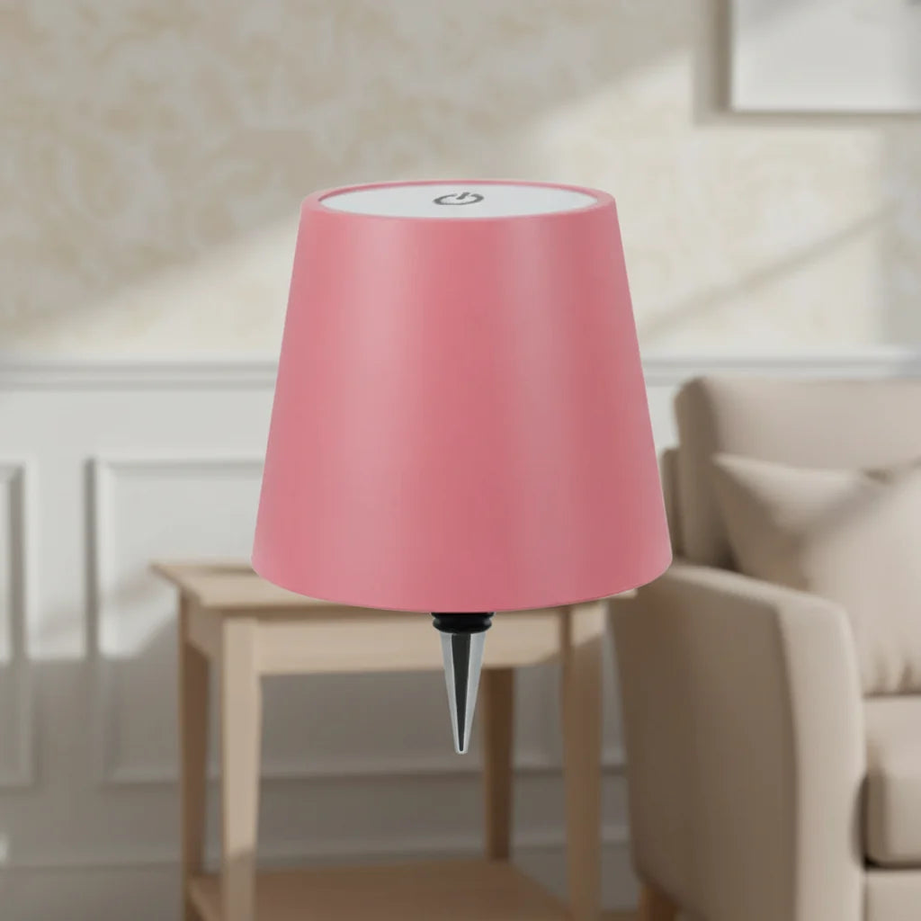 Bottle Table Lamp Iron | USB Rechargeable LED Cap with 3 Light Tones | Cordless Mood Lighting for Desk, Shelf &amp; Events 10