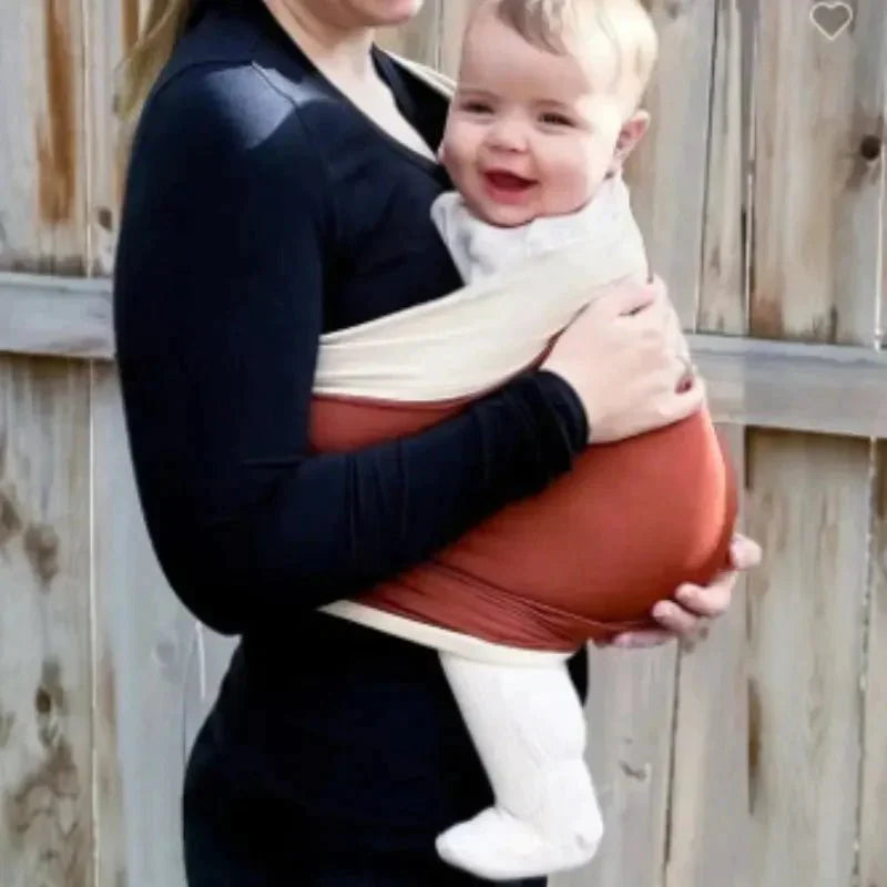 Baby Wrap Carrier | Stretch Panel, Front-Carry Pouch