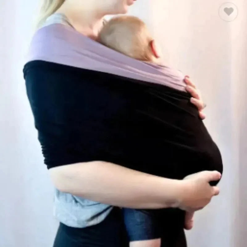 Baby Wrap Carrier | Stretch Panel, Front-Carry Pouch