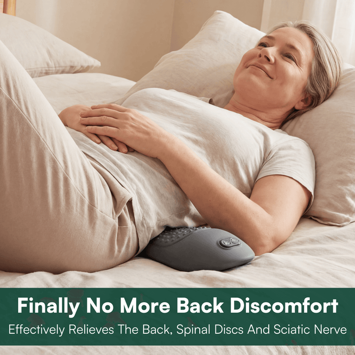 Back Massager with Adjustable Settings | Ergonomic Design | Overheat Protection | AC Powered