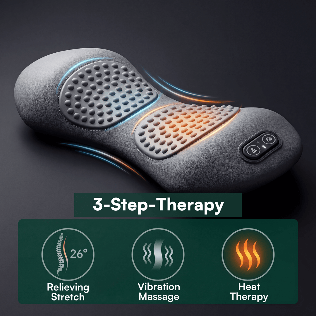 Back Massager with Adjustable Settings | Ergonomic Design | Overheat Protection | AC Powered