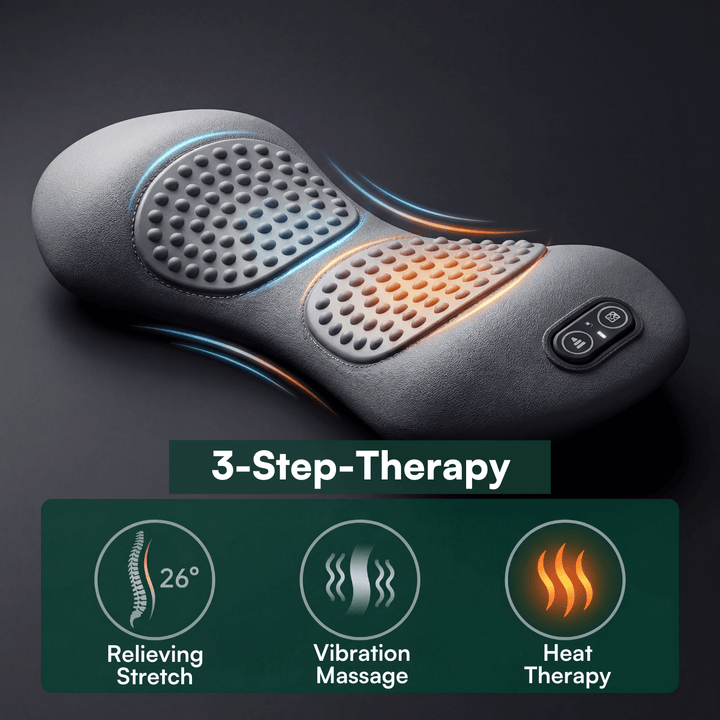 Back Massager with Adjustable Settings | Ergonomic Design | Overheat Protection | AC Powered