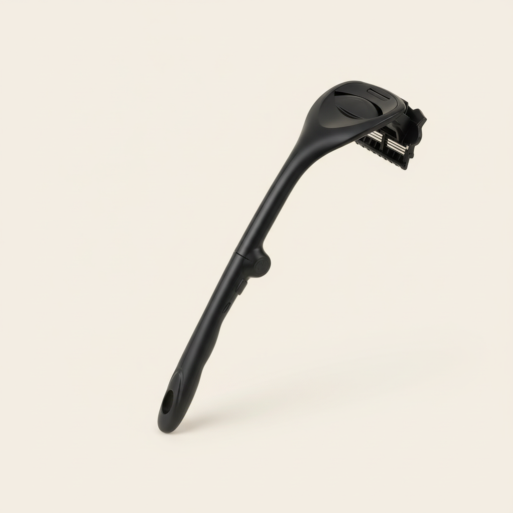 Back Shaver | Extended Folding Handle, Dual Blade Head
