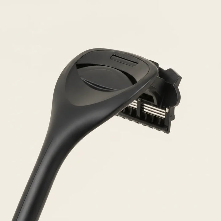Back Shaver | Extended Folding Handle, Dual Blade Head