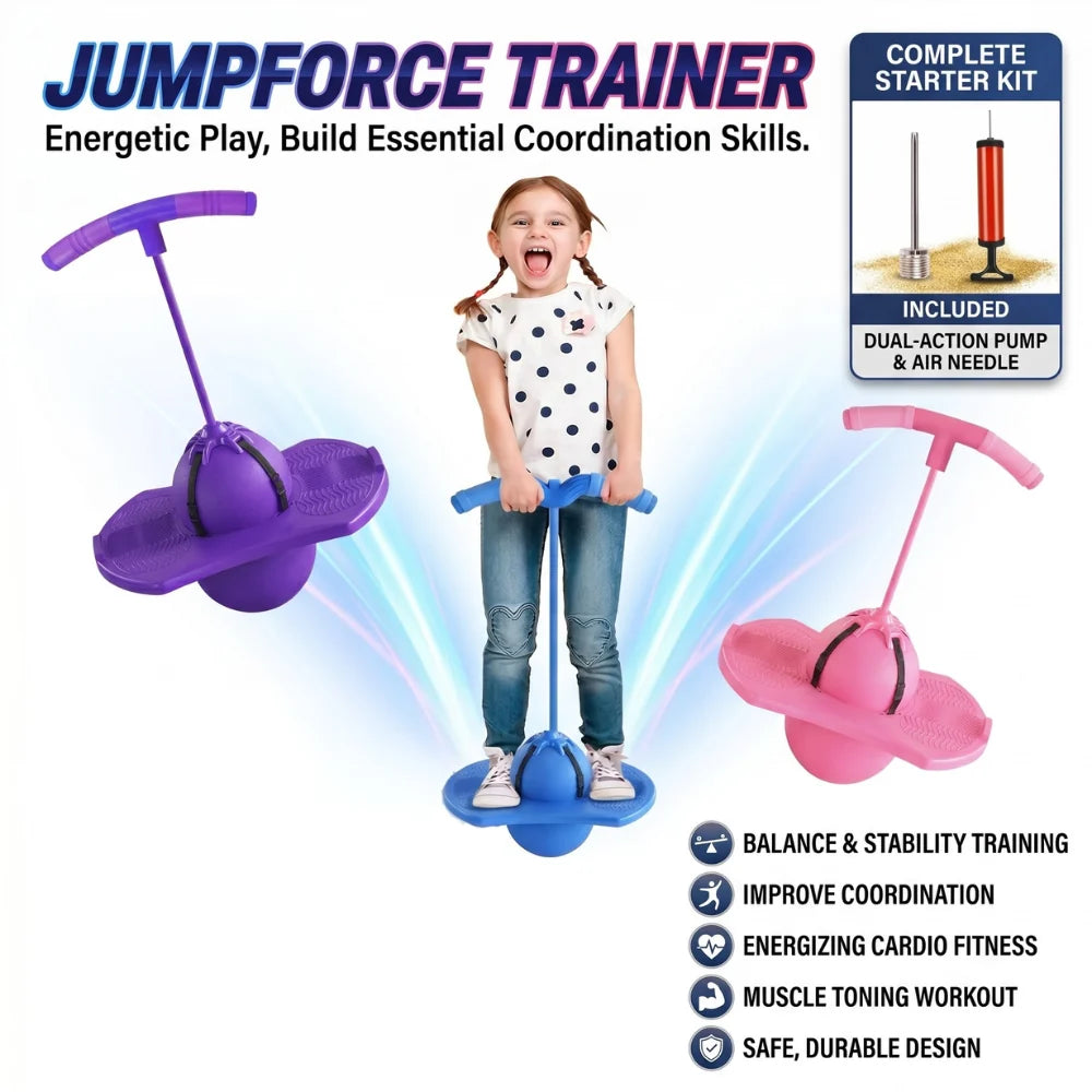 Balance Jumping Ball Toy | Winged Deck, Pump Included