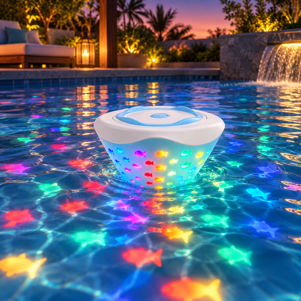 Rotating Bath Light Projector Water-Safe Night Lamp 2