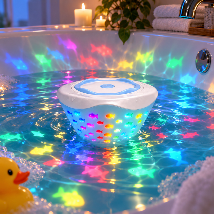Rotating Bath Light Projector Water-Safe Night Lamp 4