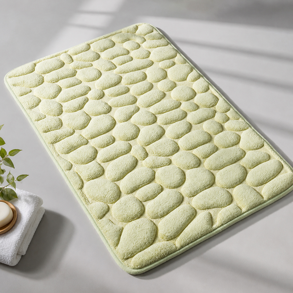 Bath mat with anti-slip coating in multiple colors 10