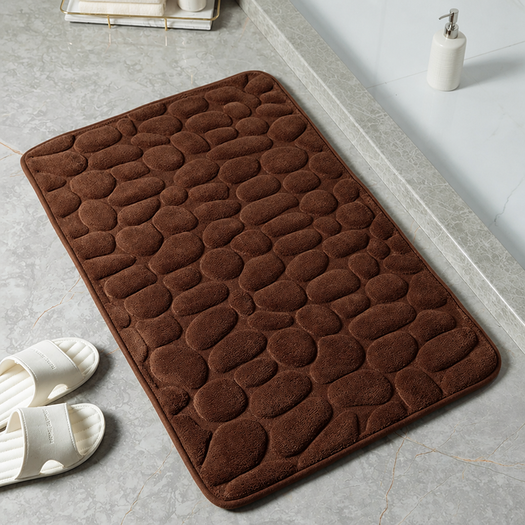 Bath mat with anti-slip coating in multiple colors 11