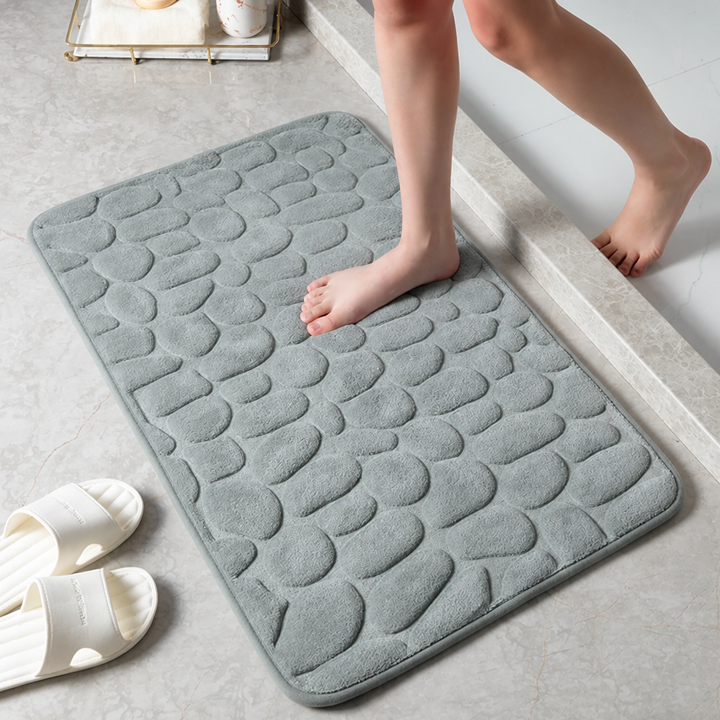 Bath mat with anti-slip coating in multiple colors 16