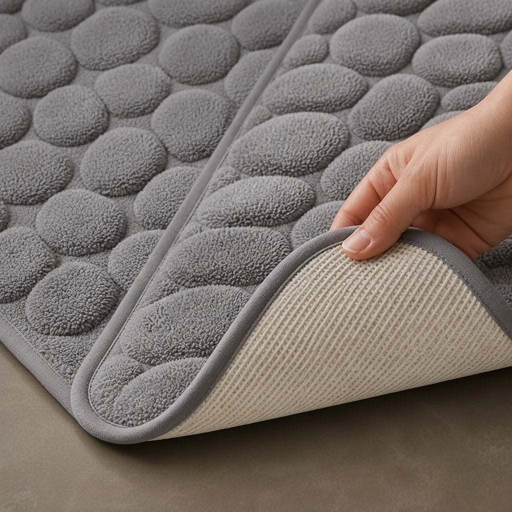 Bath mat with anti-slip coating in multiple colors 2
