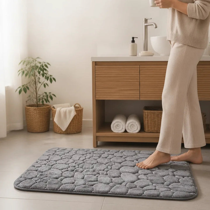 Bath mat with anti-slip coating in multiple colors 4
