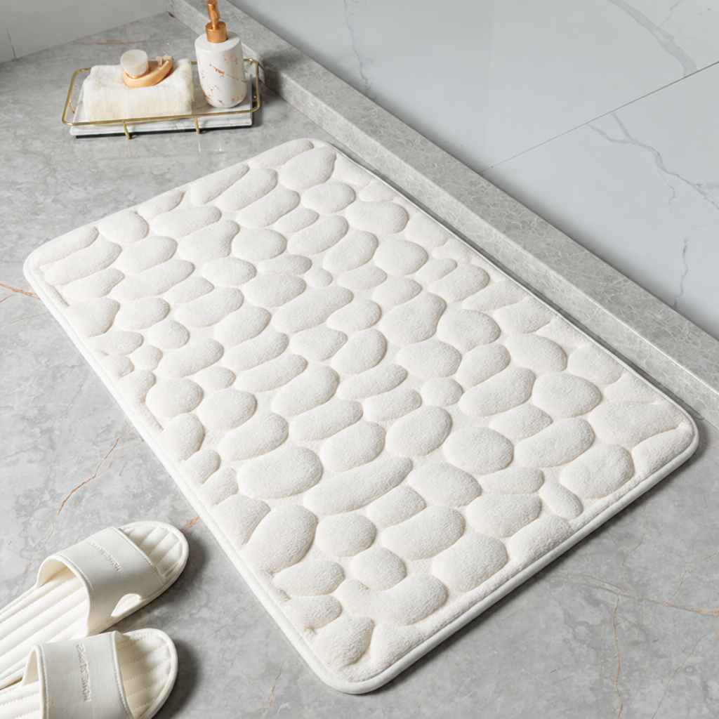 Bath mat with anti-slip coating in multiple colors 8