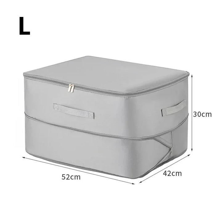 Bedding Storage Bag Non-Woven Fabric | Compressible, No Vacuum Pump Needed | Saves Up to 40% Space in Closets and Wardrobes