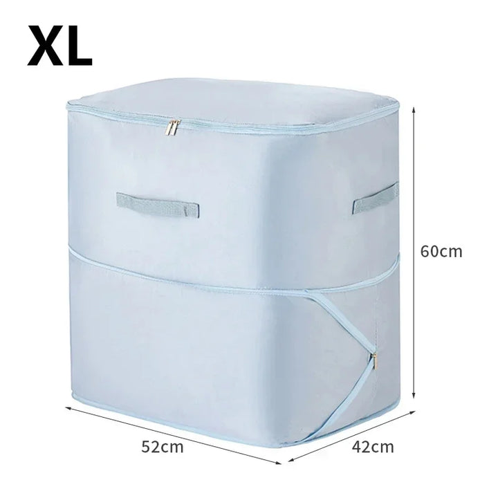 Bedding Storage Bag Non-Woven Fabric | Compressible, No Vacuum Pump Needed | Saves Up to 40% Space in Closets and Wardrobes
