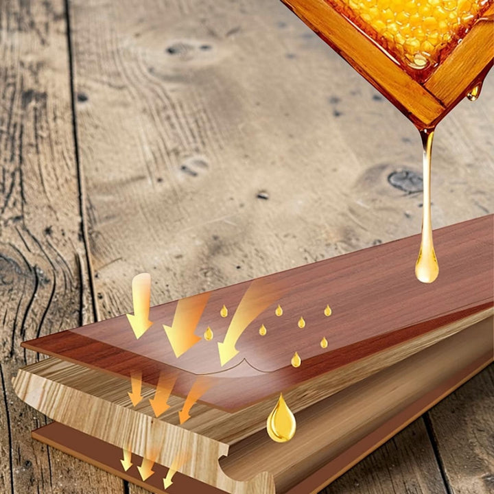 Beeswax Wood Care Spray 120 ml | Beeswax &amp; Essential Oils Formula | Protects &amp; Shines Wood, Bamboo &amp; Leather Without Chemicals