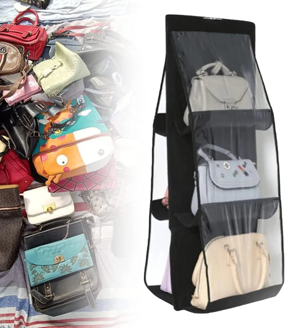 Beidseitige Hängende Aufbewahrungstasche – Sechsschicht-Organizer für Handtaschen Mivoza Deutschland