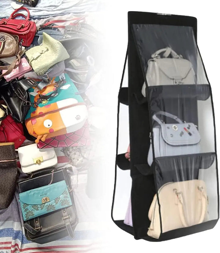 Beidseitige Hängende Aufbewahrungstasche – Sechsschicht-Organizer für Handtaschen Mivoza Deutschland