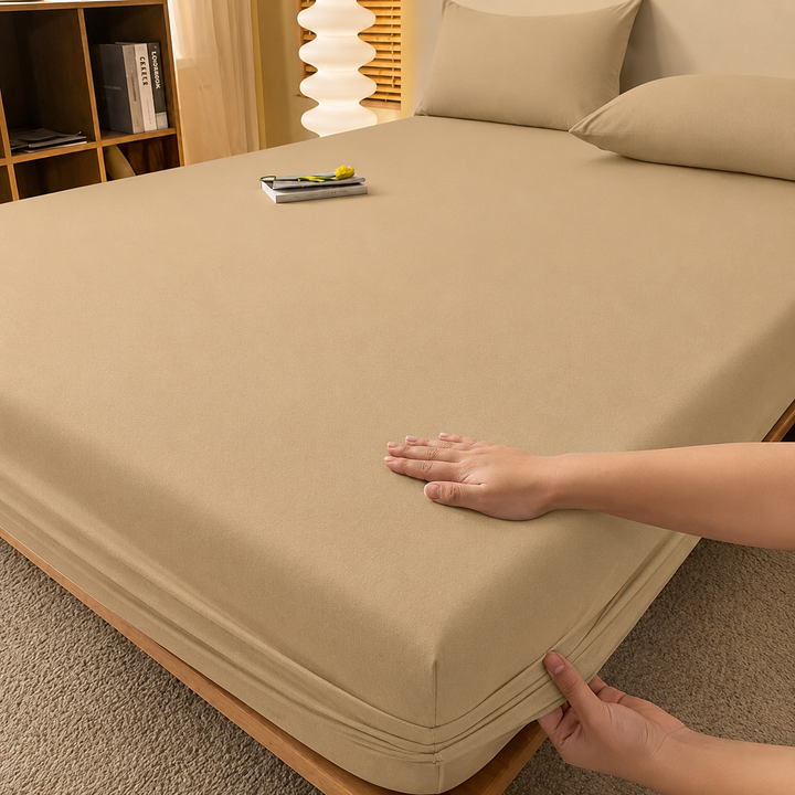Extra Deep Fitted Bed Sheet, Up to 29 cm Depth | Single, Double, King, Super King, 12 Colours | Wrinkle-Resistant All-Season Fit 51