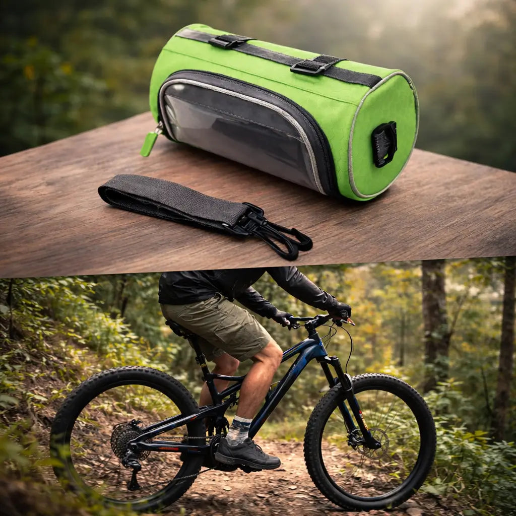 Bicycle Handlebar Bag | Touchscreen Phone Holder Bag
