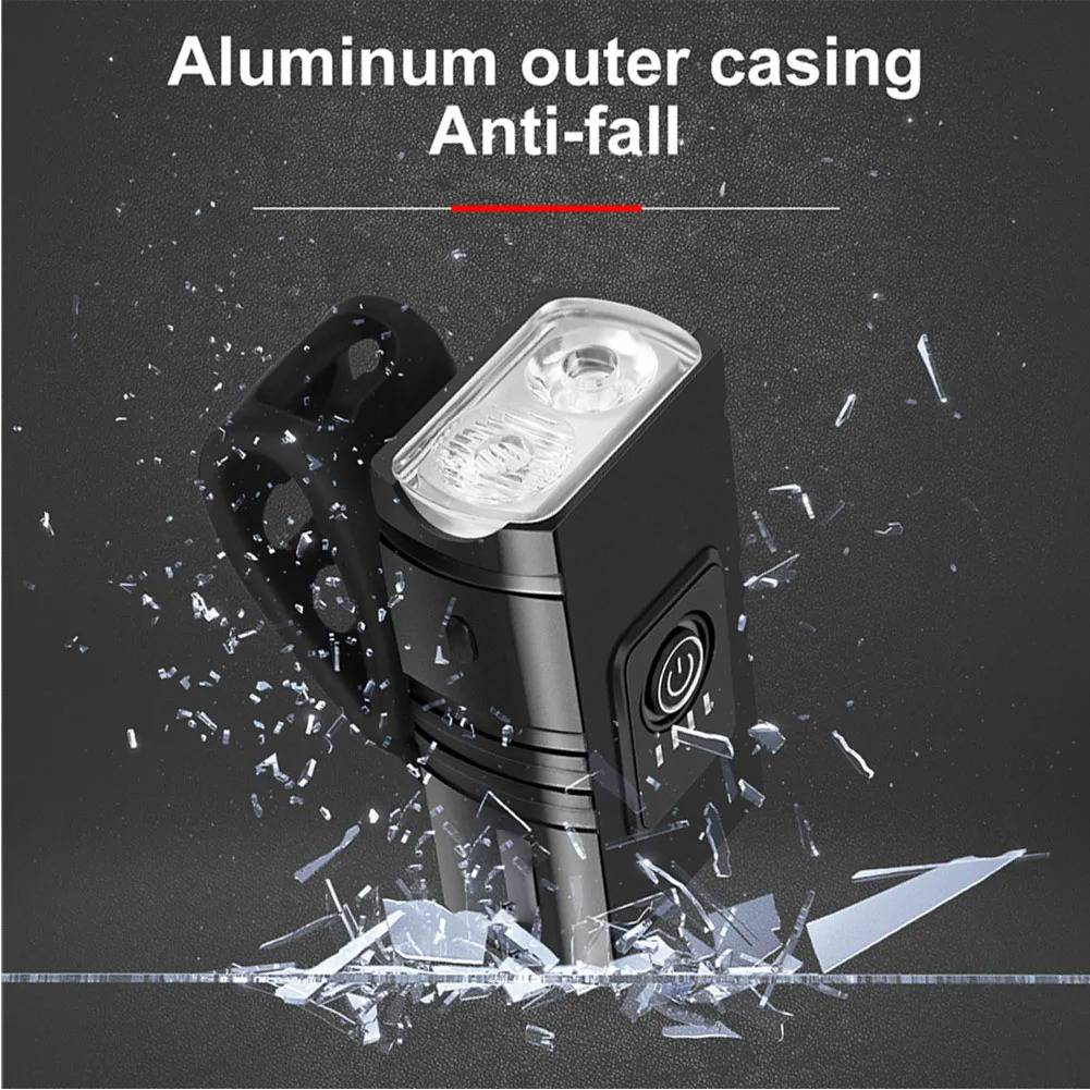 Bike Headlight and Taillight Set | 1000LM Dual T6 LED, 200m Beam Range, 6 Modes | USB Fast Charge, IPX6 Waterproof