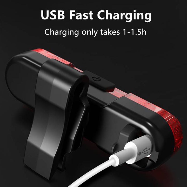 Bike Headlight and Taillight Set | 1000LM Dual T6 LED, 200m Beam Range, 6 Modes | USB Fast Charge, IPX6 Waterproof