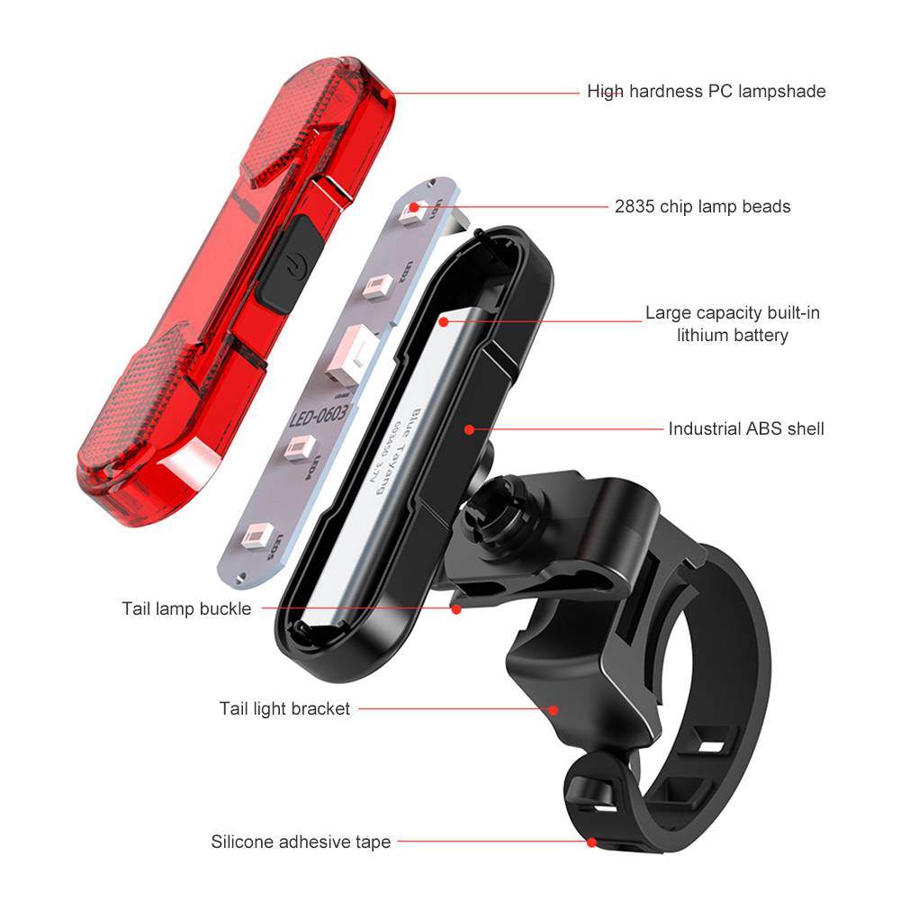 Bike Headlight and Taillight Set | 1000LM Dual T6 LED, 200m Beam Range, 6 Modes | USB Fast Charge, IPX6 Waterproof