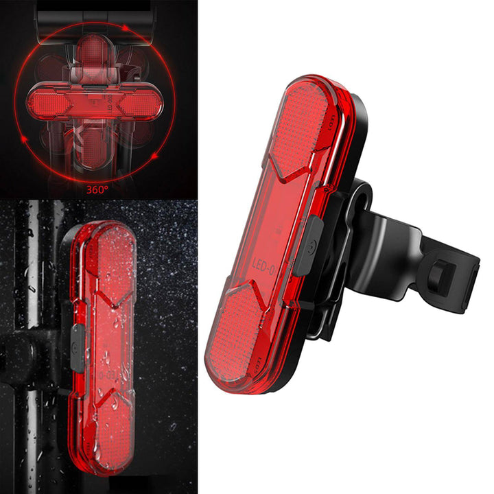 Bike Headlight and Taillight Set | 1000LM Dual T6 LED, 200m Beam Range, 6 Modes | USB Fast Charge, IPX6 Waterproof