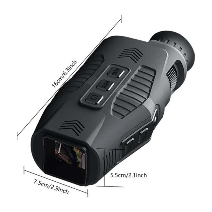 Blackout Night Vision Monocular | IR Lens, Side Keys