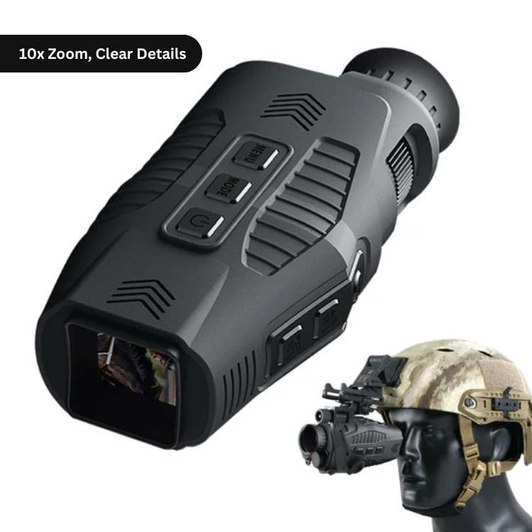 Blackout Night Vision Monocular | IR Lens, Side Keys